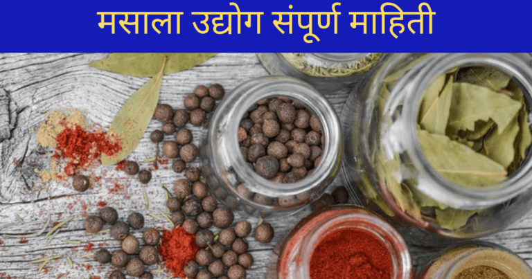 मसाला उद्योग | Masala Business Information in Marathi